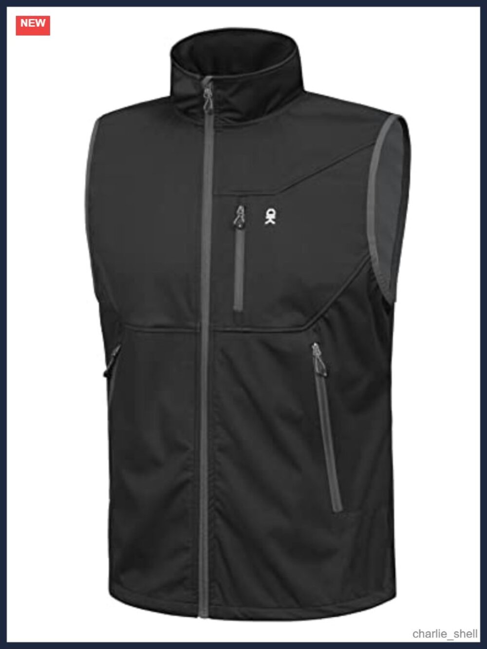 Lightweight Golf Vest 4-Way Stretch Softshell Windproof Water Resistant
